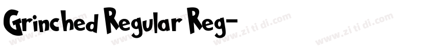 Grinched Regular Reg字体转换